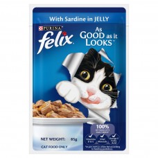 Purina Felix Cat Treats Sardine In Jelly 85 Gm